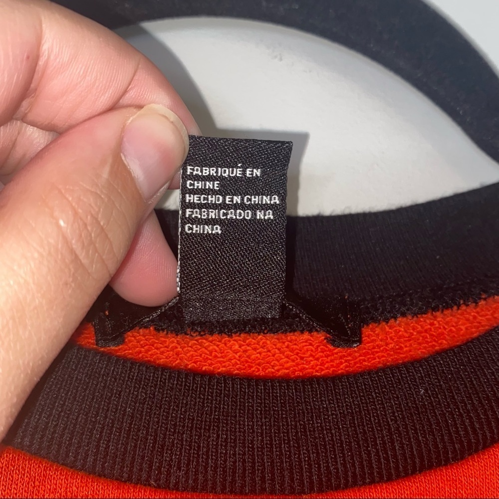 Forever 21 Checker Color Block Crop Sweatshirt - image 7